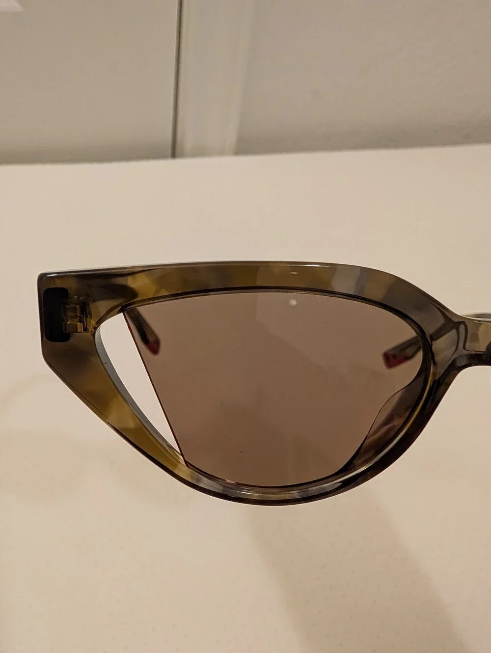 Fendi Brown Tortoiseshell Cat-Eye Sunglasses